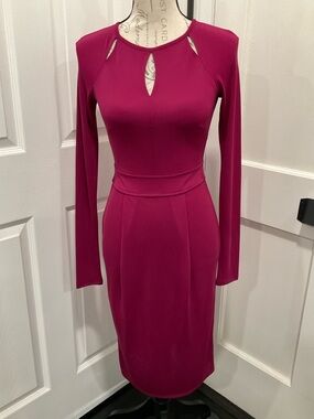 FRENCH CONNECTION 71AJA MONA CREPE JERSEY DRESS